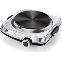 Los mejores  - SUNAVO Hornillo Electrico Portatil Placa Cocina eléctrica una Hornilla 1500W